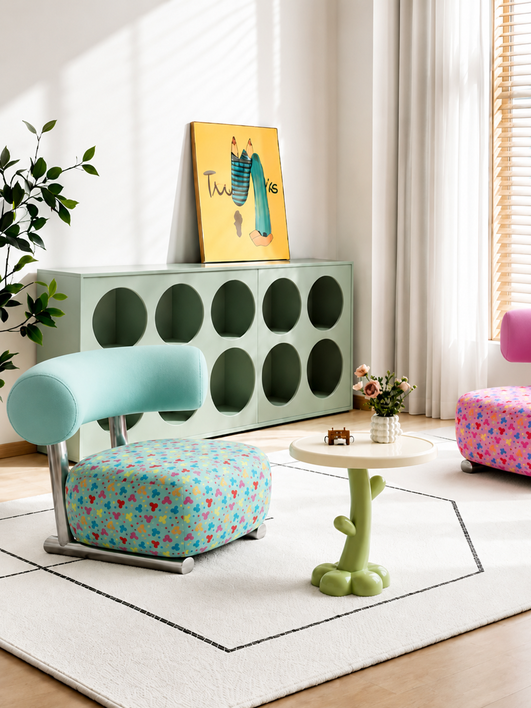 Italian Minimalist Relaxation Chair