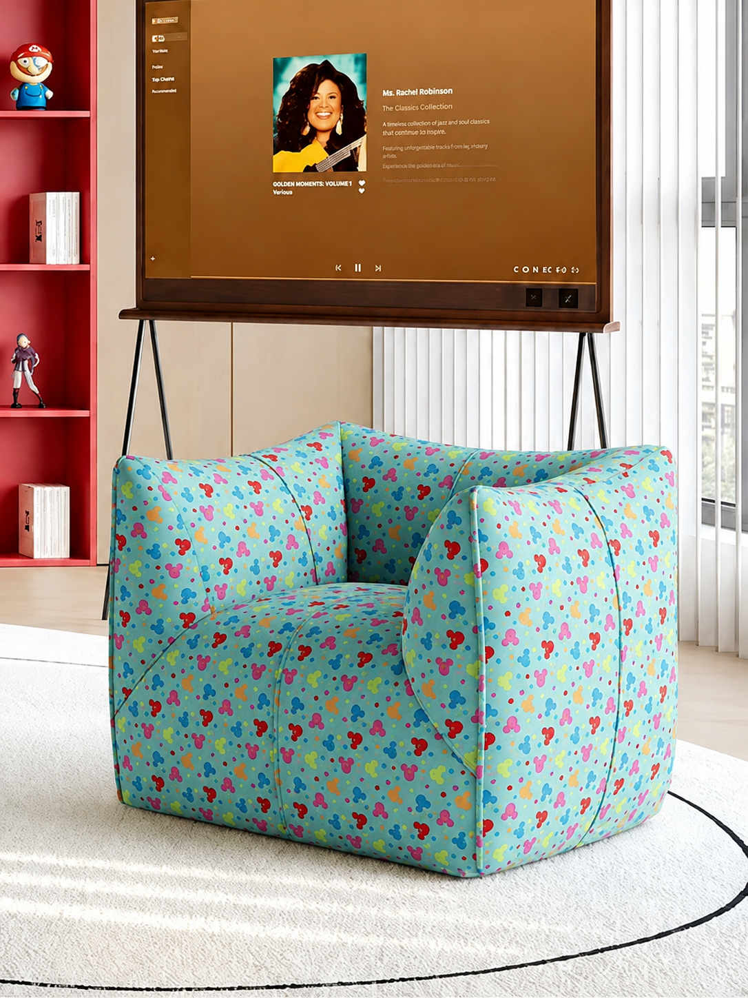Color Bloom Statement Armchair