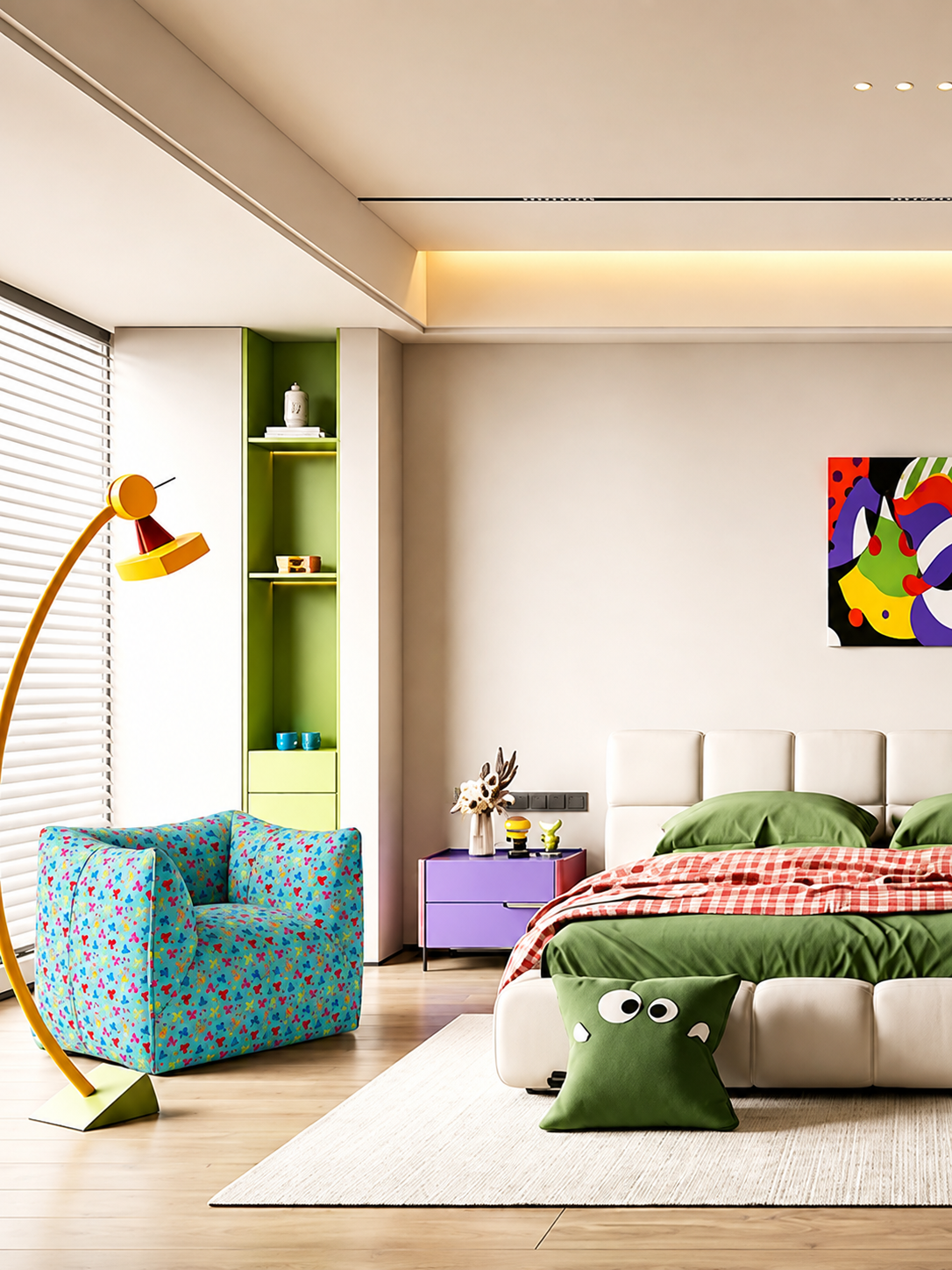 Color Bloom Statement Armchair