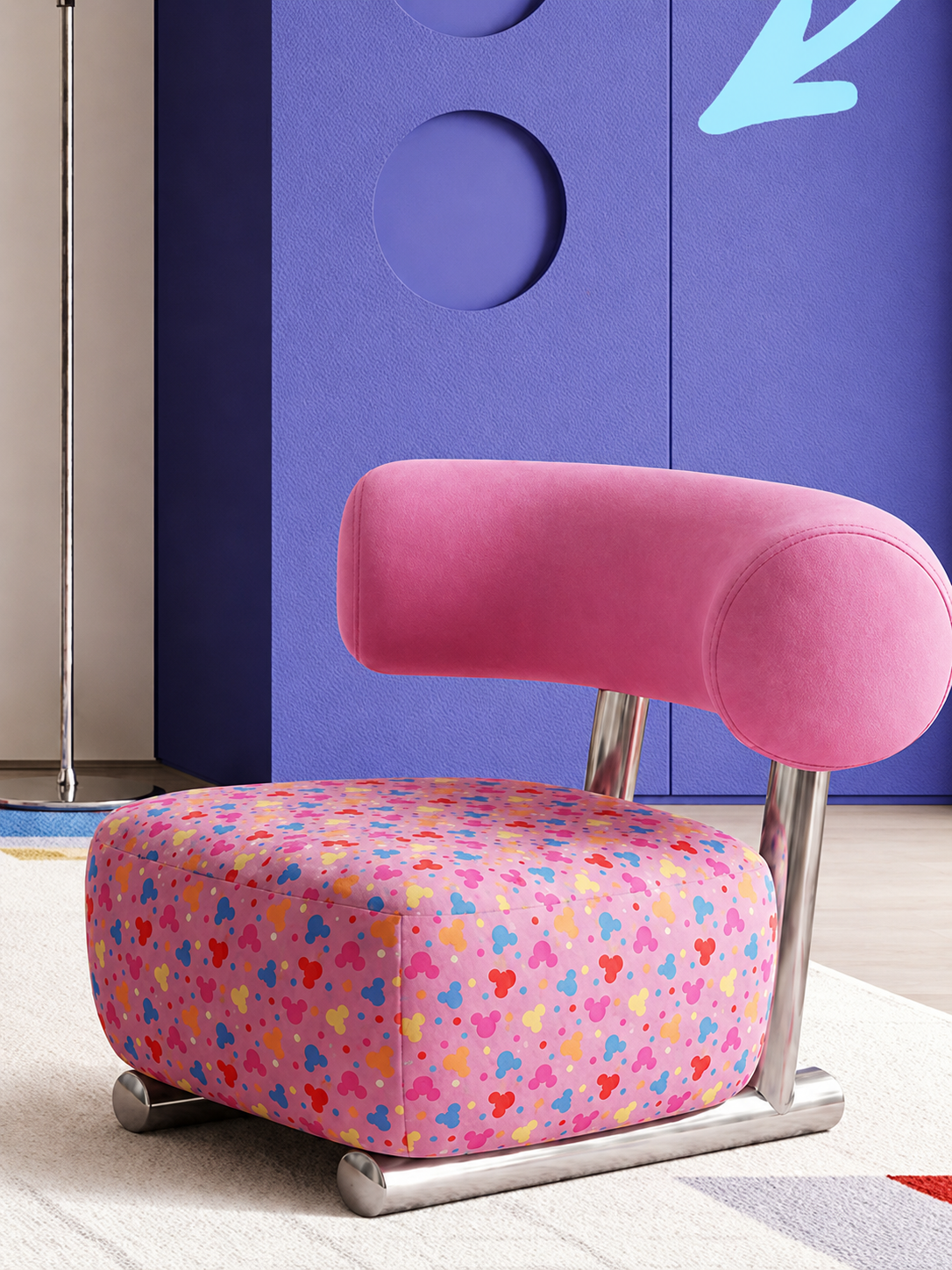 Italian Minimalist Relaxation Chair