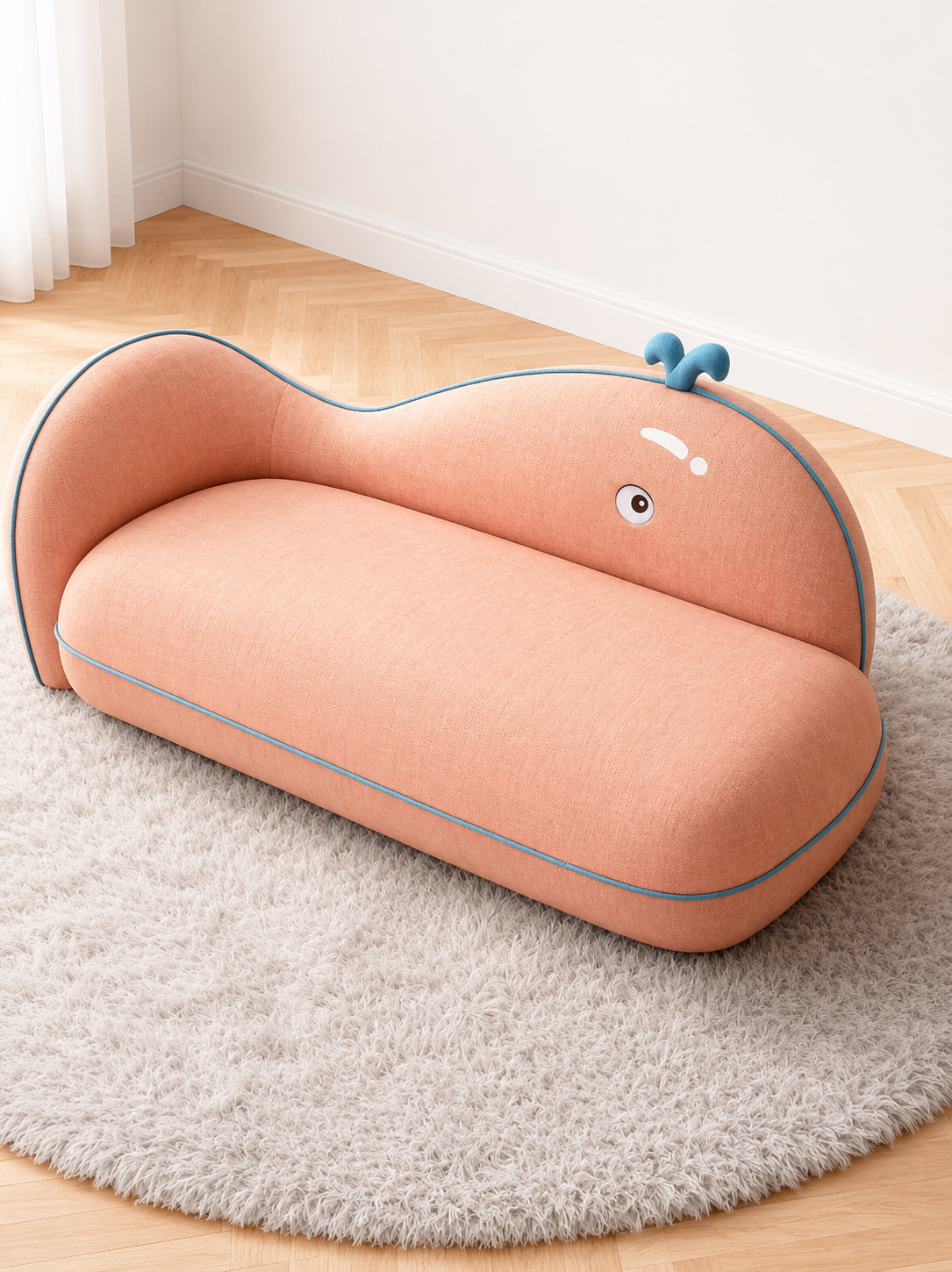 Italian Cream Cloud Chaise Lounge Chair